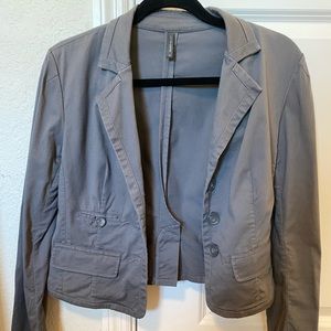 NAFNAF gray button blazer
